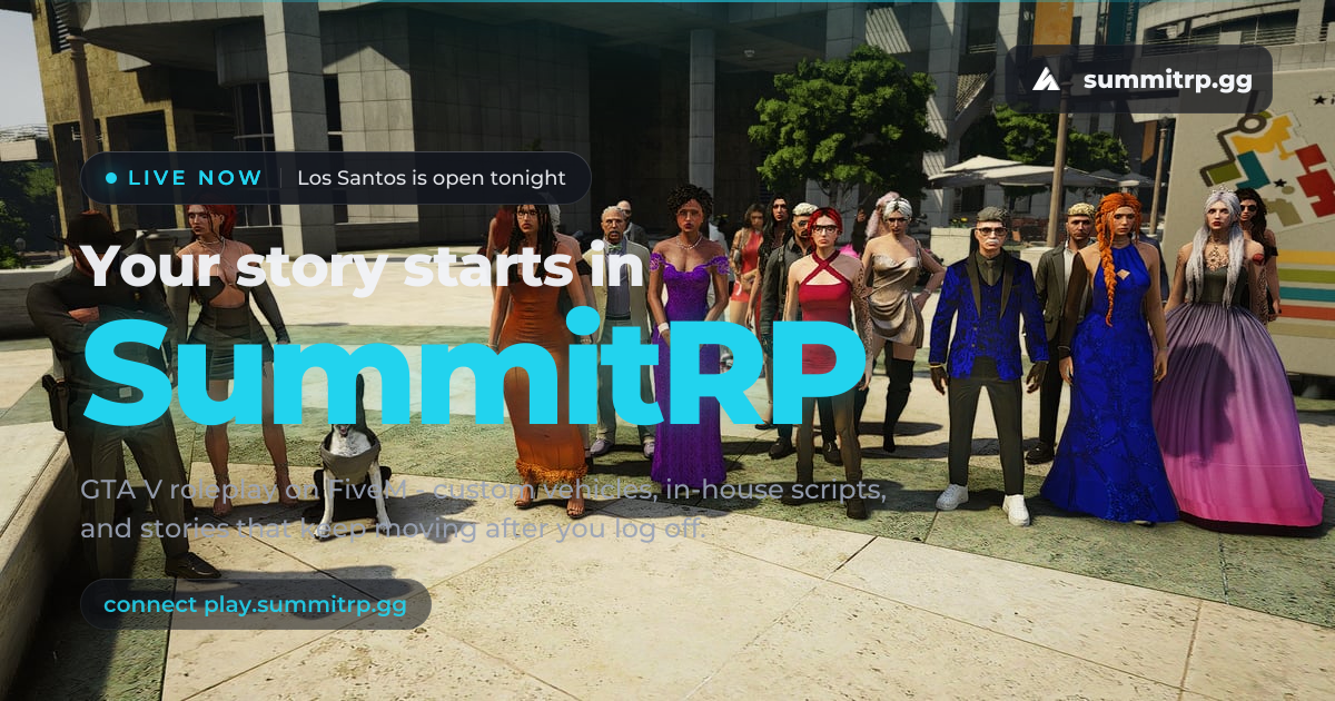 SummitRP - GTA V FiveM Roleplay Server & Community